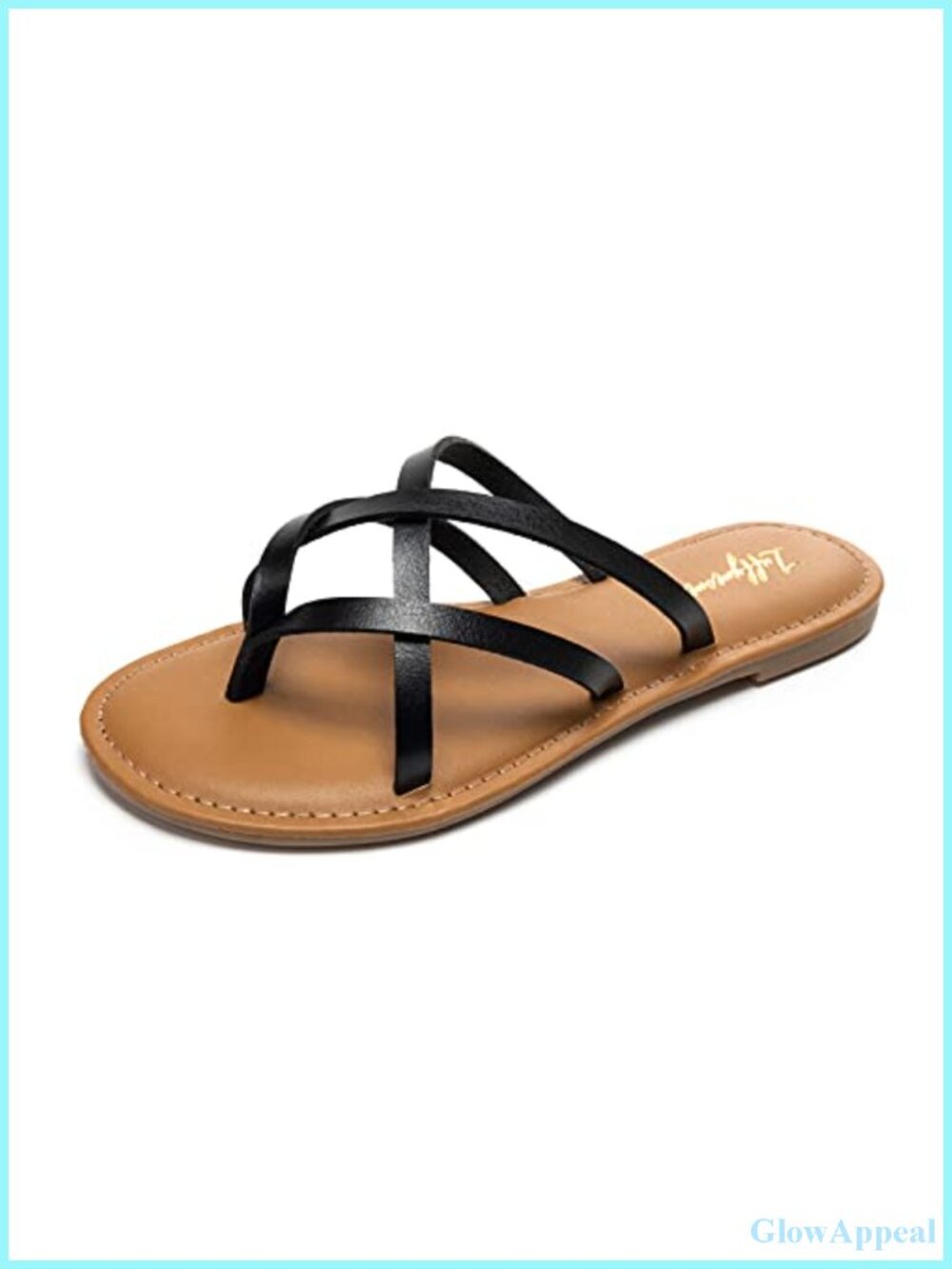 Women's Strappy Flat Sandals Thong Slip On Open Toe Lightweight